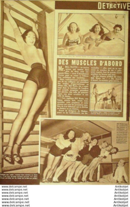 Détective 1954 # 417 Maillebois Dijon Montfermeil Lurs Louviers Clichy