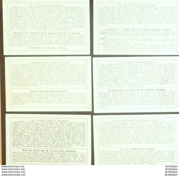 Chromo Liebig Sang 1250 Mosquees celebres (1931)