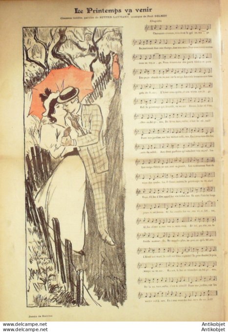 Gil Blas 1894 n°13 Jules RENARD Paul DELMET SUTTER Charles BAUDELAIRE Raphael SCHOOMARD
