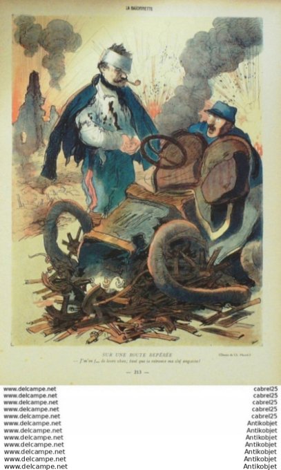 La Baionnette 1916 # 043 (Nos Chauffeurs) Jobbe Duval Allier Huard Gastyne