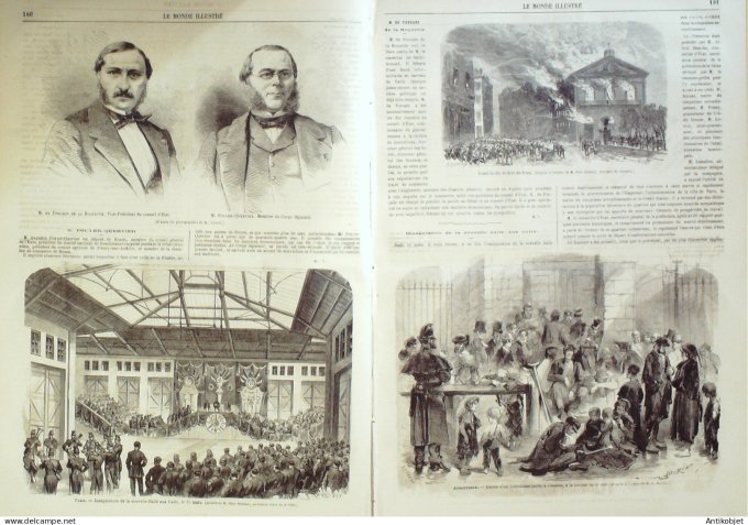 Le Monde illustré 1866 n°467 Siam Somdetch-Phra-Paramendr-Mahaisvaraisa-Rangsarga-Phra-Pin-Clao Caao