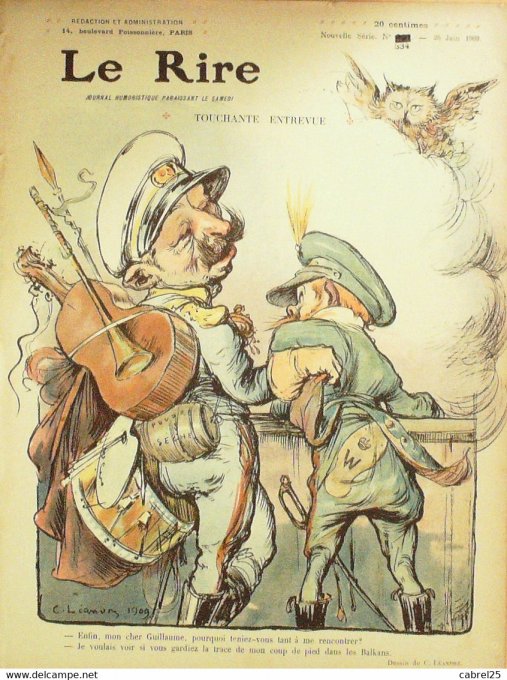 Le Rire 1909 n°334 Léandre Roubille Goussé Wély Fabiano Edaward Dépaquit Puck Pasquino