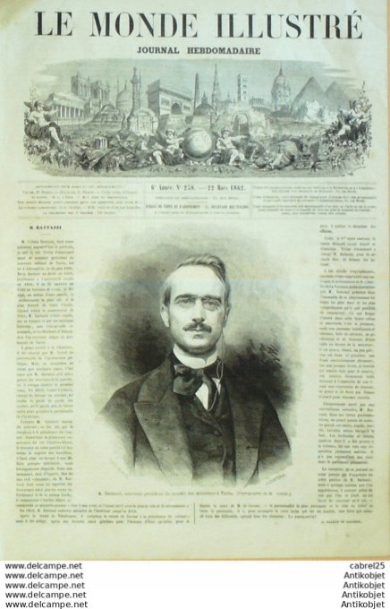 Le Monde illustré 1862 n°258 Géorgie Savannah Londres Etats-Unis Fort Donelson