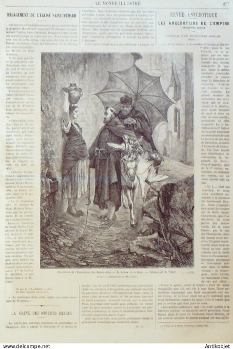 Le Monde illustré 1868 n°629 St-Maur (94) Belgique Borinage Ais-en-Provence (13)