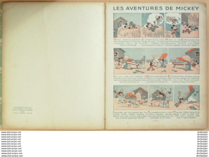 Walt Disney Les aventures de Mickey Hachette #  1 Eo 1931
