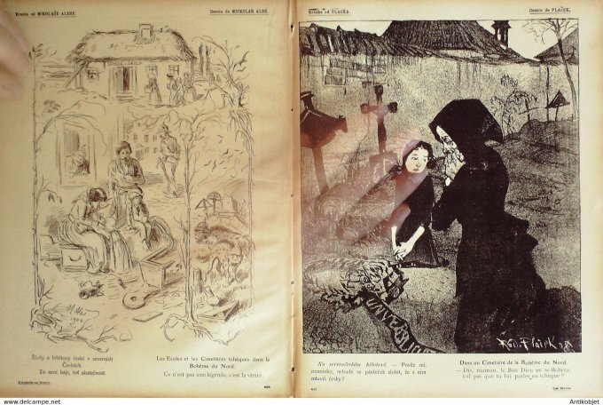 L'Assiette au beurre 1908 # 390 Les Slaves Slovane Ostoya