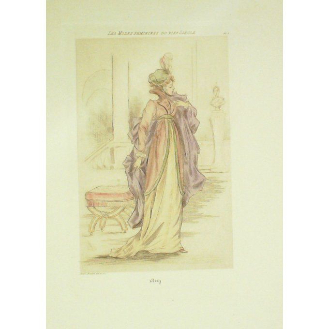 Mode Féminine époque 1809 (H.Boutet)