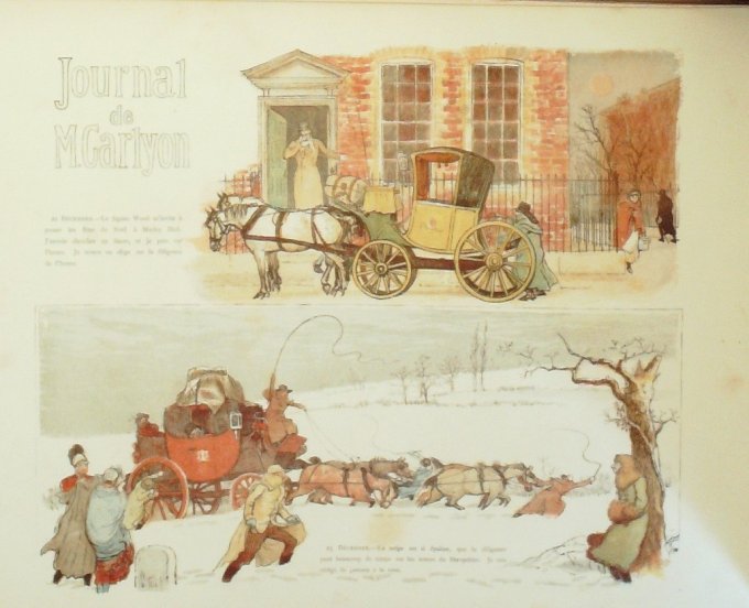 Galdecott scènes humoristiques 1882 inédit