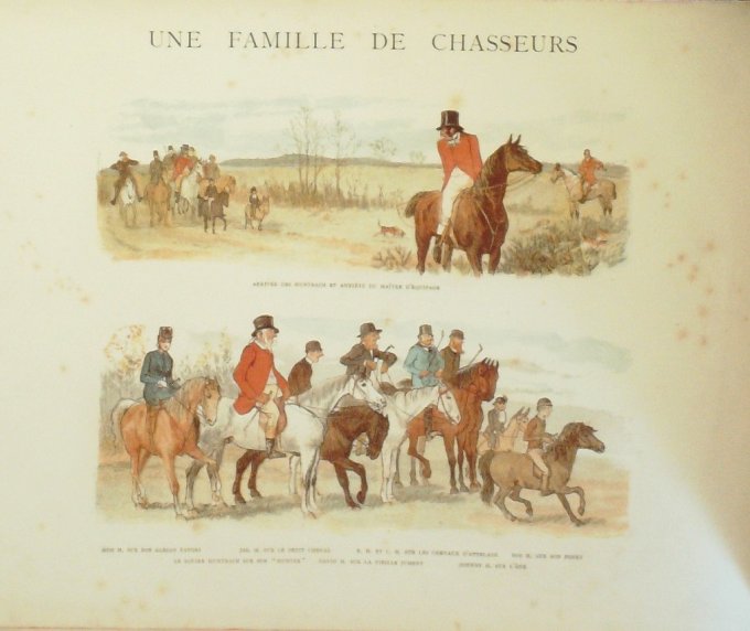 Galdecott scènes humoristiques 1882 inédit
