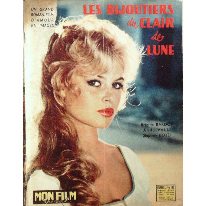 Roman photo-LES BIJOUTIERS du CLAIR de LUNE BRIGITTE BARDOT ALIDA VALLI BOYD