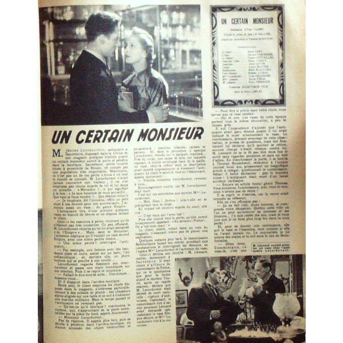 Des Femmes Disparaissent (Roman Photo) Noel Robert Hossein Clay Gary Cooper