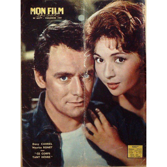Ce Corps Tant Desire (Roman Photo) Daniel Gelin Maurice Ronet Belinda Lee
