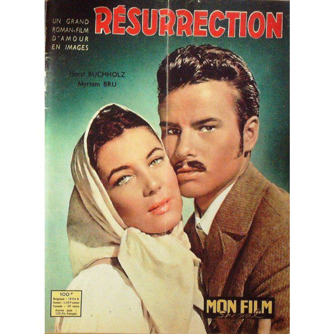 Resurrection (Roman Photo) Horst Buchholz Myriam Bru Jean Murat