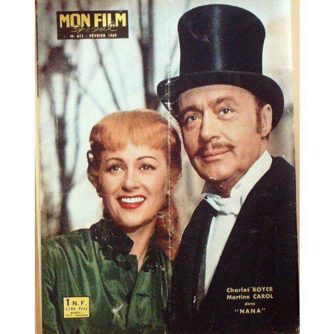 Nana (Roman Photo) Martine Carol Dora Doll Charles Boyer 1960