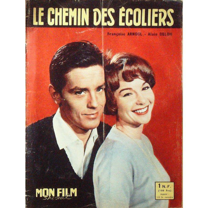 Roman photo-LE CHEMIN des ECOLIERS ALAIN DELON PIERRE MONDY LINO VENTURA 1960