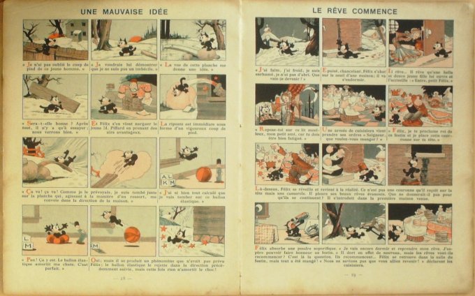 Bd FELIX le CHAT REVE (Hachette Sullivan Pat)-1935-Eo