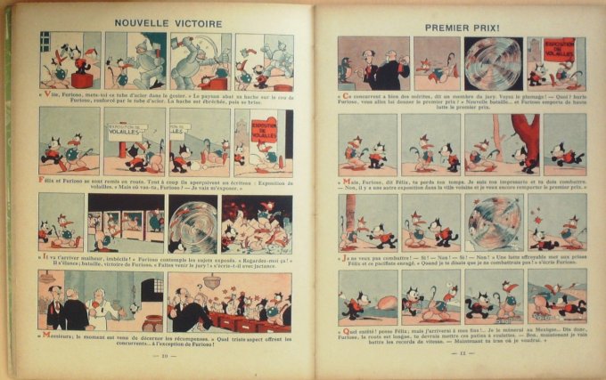 Bd FELIX le CHAT et FURIOSO (Hachette Sullivan Pat)-1939-Eo