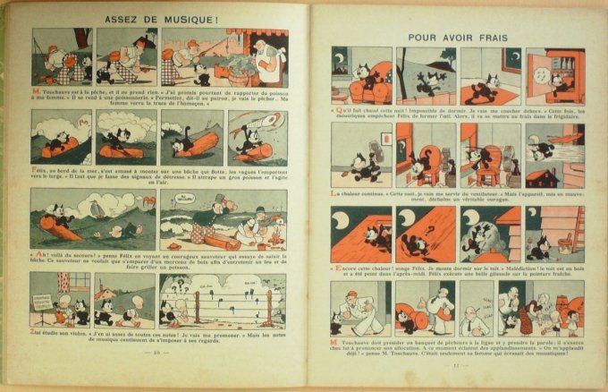 Bd FELIX le CHAT et ZIZI (Hachette Sullivan Pat)-1939-Eo