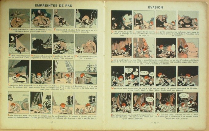 Bd FELIX le CHAT et le petit BOY-SCOUT (Hachette Sullivan Pat)-1937-Eo