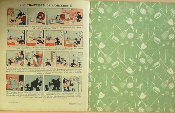 Bd FELIX le CHAT PATINE (Hachette Sullivan Pat)-1940-Eo