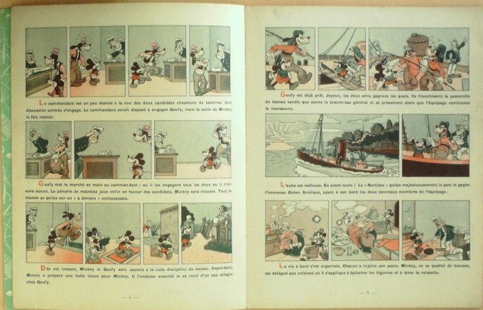 Bd MICKEY CHASSEUR de BALEINES (Hachette Walt Disney)-1950