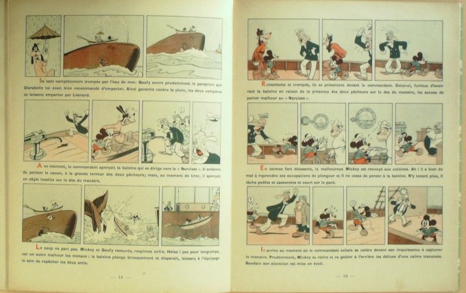 Bd MICKEY CHASSEUR de BALEINES (Hachette Walt Disney)-1950