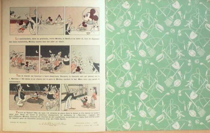 Bd MICKEY CHASSEUR de BALEINES (Hachette Walt Disney)-1950