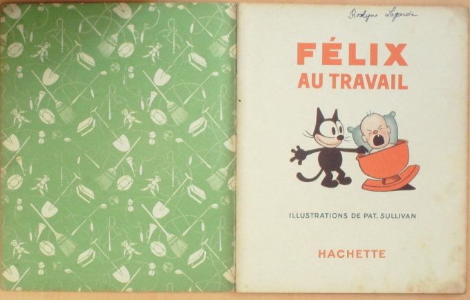 Bd FELIX le CHAT au TRAVAIL (Hachette Sullivan Pat)-1934-Eo
