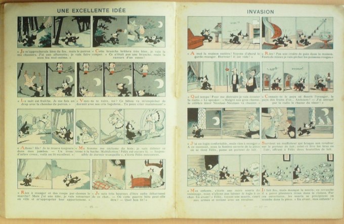 Bd FELIX le CHAT au TRAVAIL (Hachette Sullivan Pat)-1934-Eo