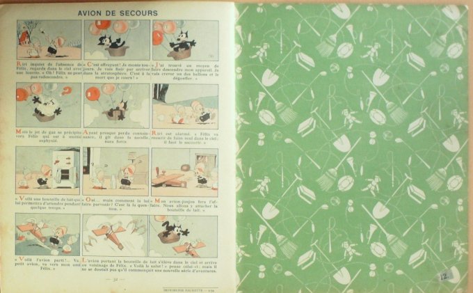 Bd FELIX le CHAT au TRAVAIL (Hachette Sullivan Pat)-1934-Eo