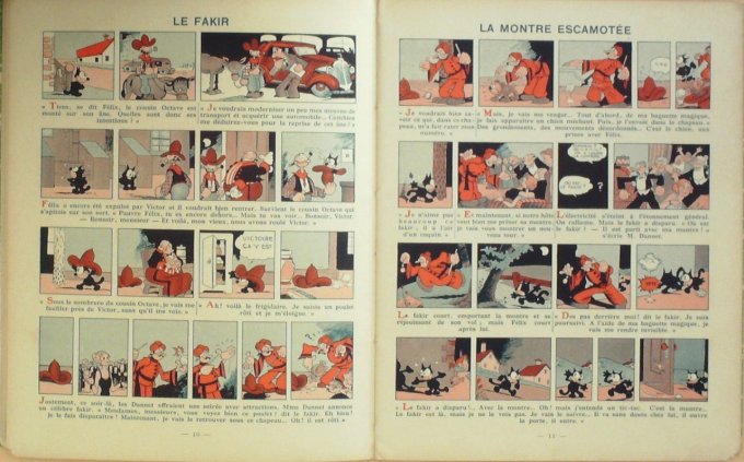 Bd FELIX le CHAT et le FAKIR (Hachette Sullivan Pat)-1938-Eo