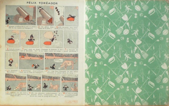 Bd FELIX le CHAT au CINEMA (Hachette Sullivan Pat)-1932-Eo