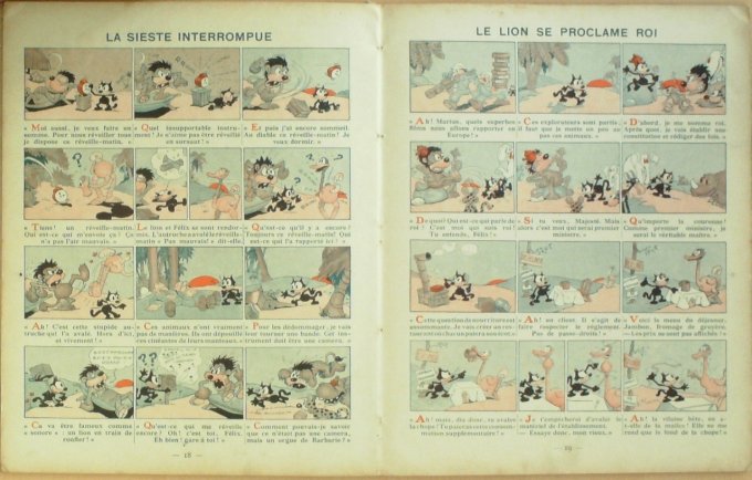 Bd FELIX le CHAT dans la JUNGLE (Hachette Sullivan Pat)-1933-Eo
