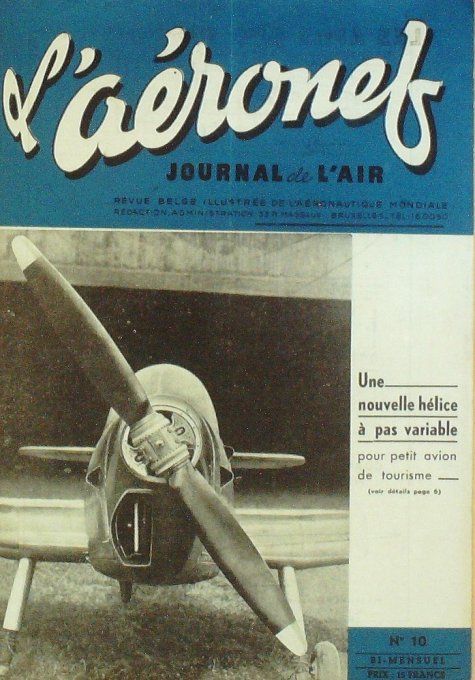 L'Aéronef 1945 # 10 hélicoptÃ¨res René Neuteleers Biplace 50cv, AW 6B
