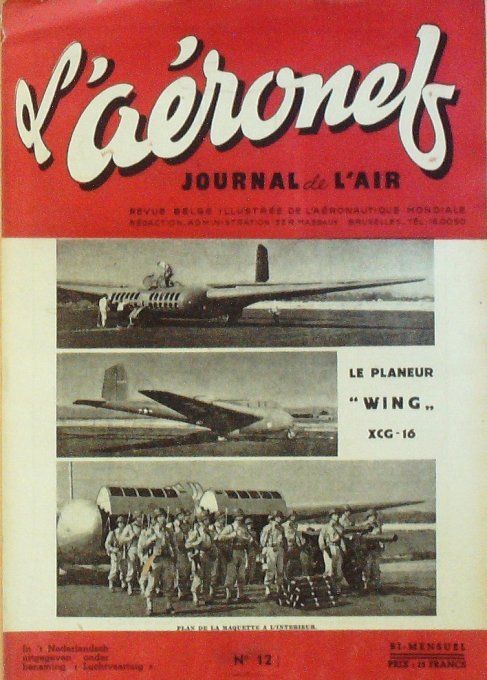 L'Aéronef 1945 # 12 Junkers 004 Wing XCG 16 Havilland Vampire