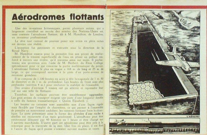 L'Aéronef 1945 # 12 Junkers 004 Wing XCG 16 Havilland Vampire