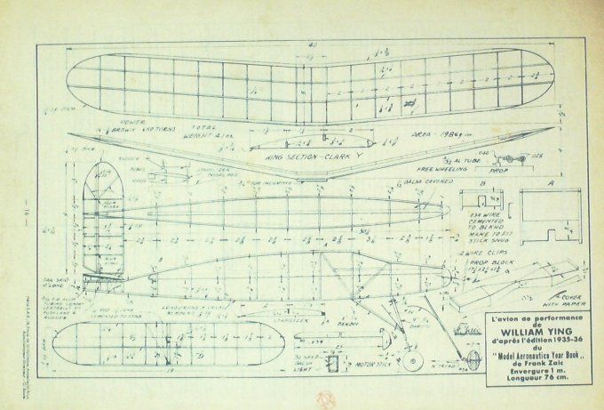 L'aviation belge 1937 # 204 urnelli Ub14 Sikorsky S43 Year Book