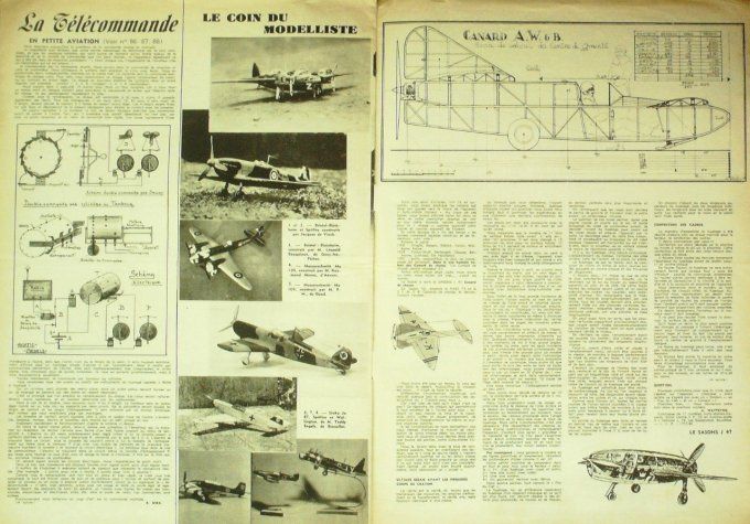 L'aviation illustrée 1941 # 89 Bruno Mussolini hydravion BV 138 Canard AW6B