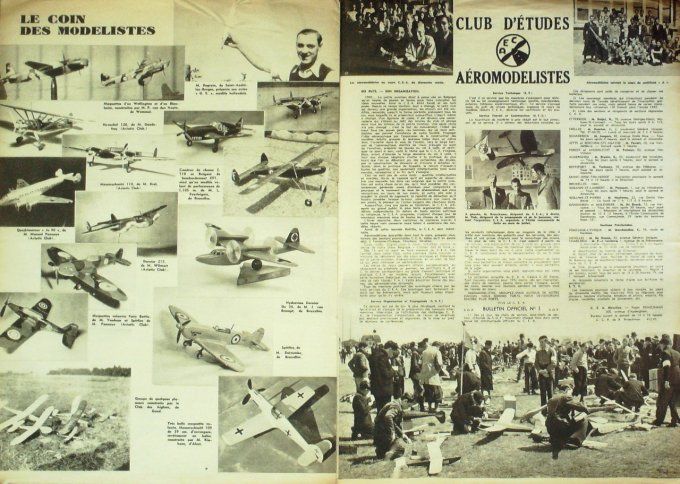 L'aviation illustrée 1941 # 91 Lockhead P38 Curtiss PX 40 Georges Nelis