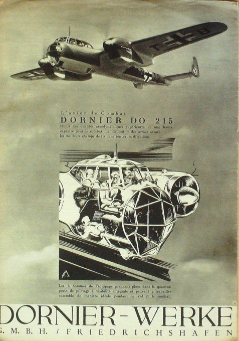 L'aviation illustrée 1941 # 91 Lockhead P38 Curtiss PX 40 Georges Nelis