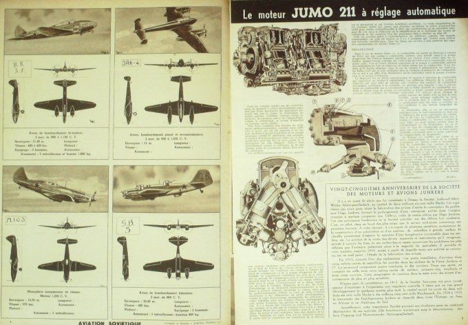 L'aviation illustrée 1942 # 97 Messerschmitt 110 Rata J16 Dornier Do 217