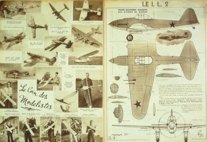 L'aviation illustrée 1944 # 1 Messerschmitt 323 & ME 110 Gotha G150