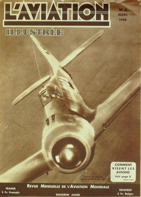 L'aviation illustrée 1944 # 8 Henschel HS 129 FW 190 Savola S83