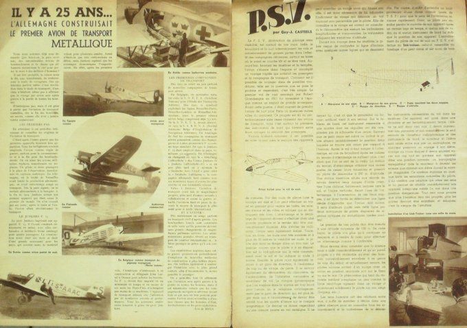 L'aviation illustrée 1944 # 4 Heinkel 112U Dornier Do 24 Pou du ciel H M 19