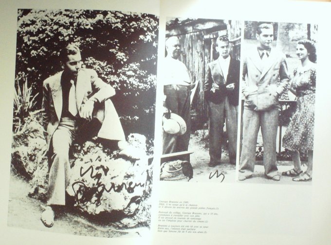 Brassens Georges Souvenirs-de Monestier Pierre Barlatier 1982