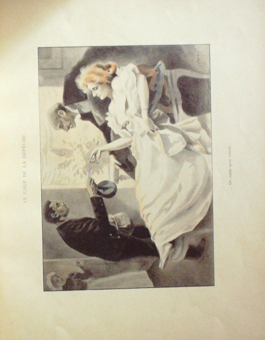 FEMMES de THEATRE-Illustration BAC Ferdinand (texte GUILBERT Yvette) 1896-INEDIT