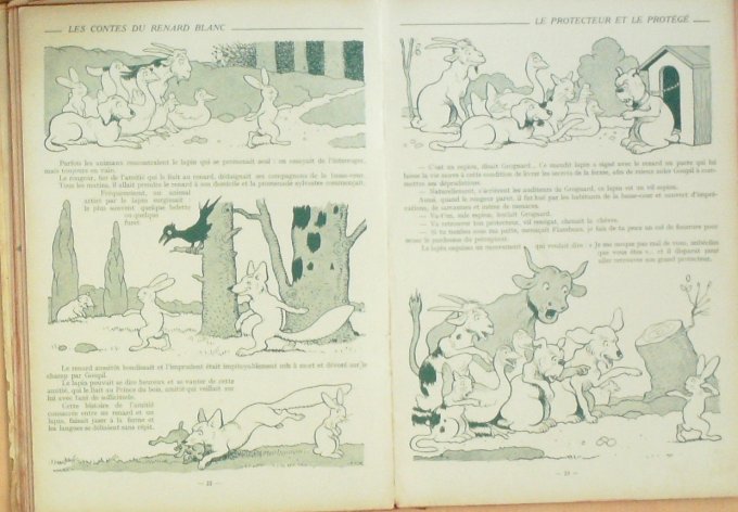 Bd LES CONTES du RENARD BLANC-Benjamin RABIER-(Tallandier) Eo 1929