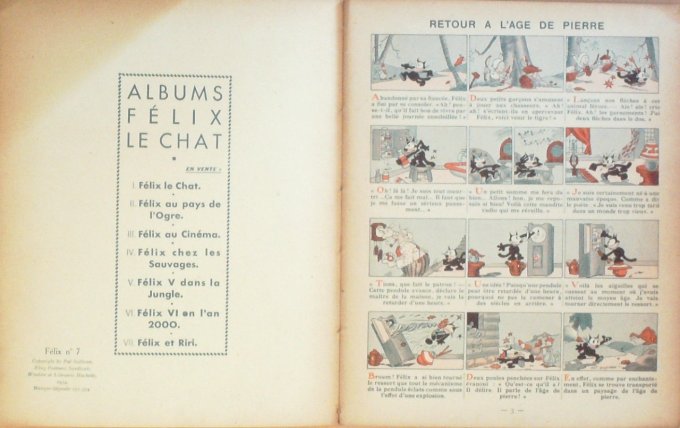 Bd FELIX le CHAT et RIRI (Hachette Sullivan Pat)-1934-Eo