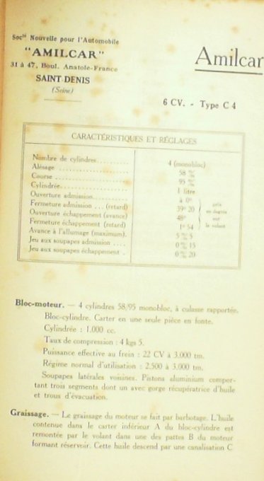 KERVOLINE GARAGISTE Guide-(29 constructeurs 115 planches) 1928