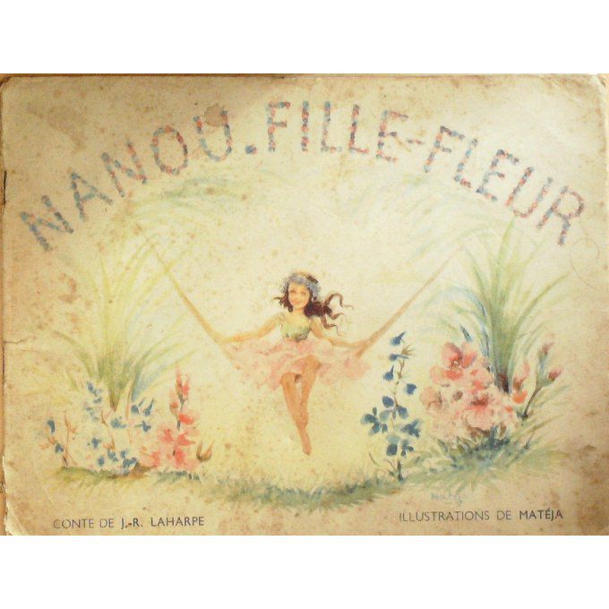 Bd NANOU FILLE FLEUR-Illustrateur MATEJA-(Wartel) Eo 1945